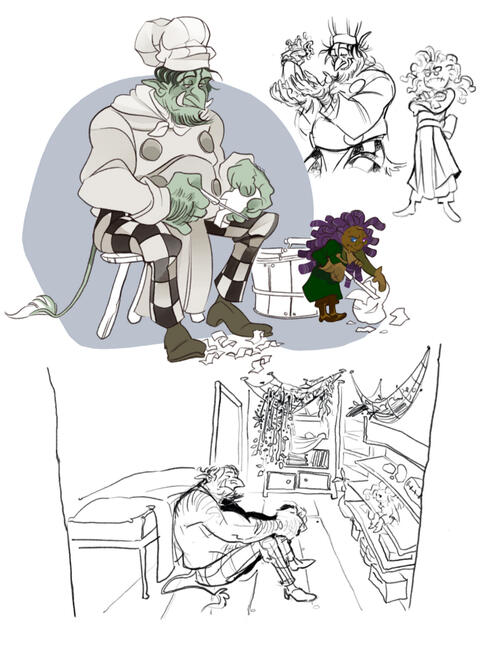 Gordy, additional character by Inkspecco